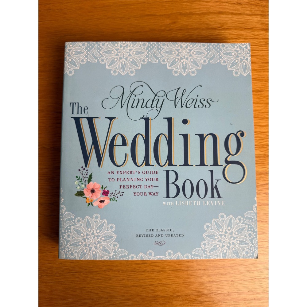 MINDY WEISS The Wedding Book Guide Blue Revised Updated Softcover